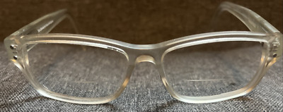 Tom Davies For Santa Fe Optical Eyeglasses Frames Transparent Bespoke Handmade