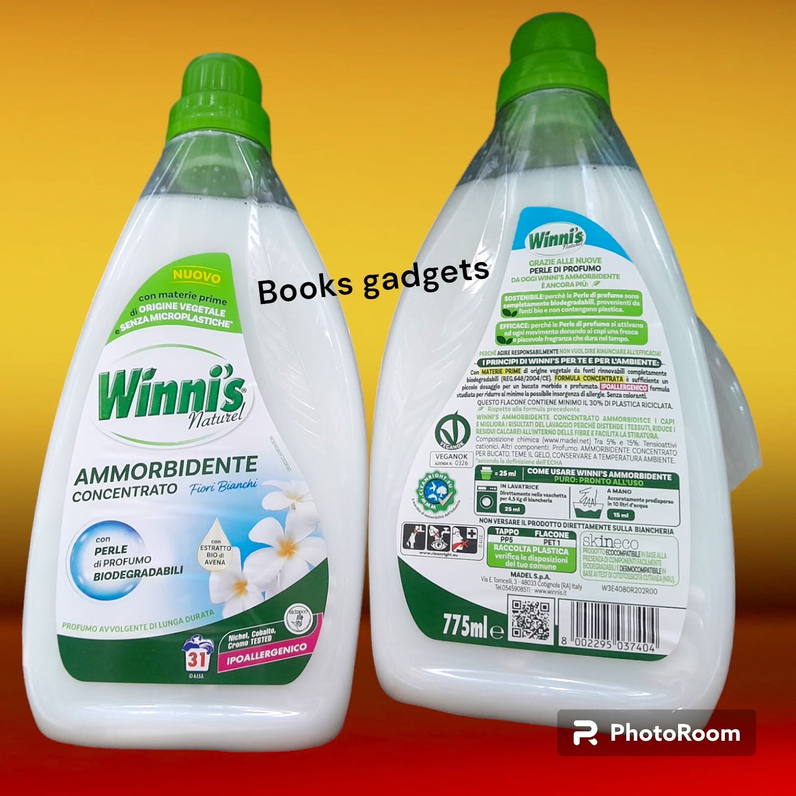 Stock 11x Winni's Ammorbidente Fiori Bianchi 775ml - Eco-Risparmio