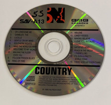 SAV-A13 CLASSIC COUNTRY KARAOKE DISC CD G 19 SONG CD G