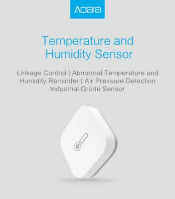 Aqara Temperatur Feuchtemensor Smart Home Gerät Luftdruck arbeiten mit Andro