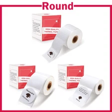 Phomemo Round Sticker Paper Thermal Adhesive Labels for M110 M200 Printer Lot