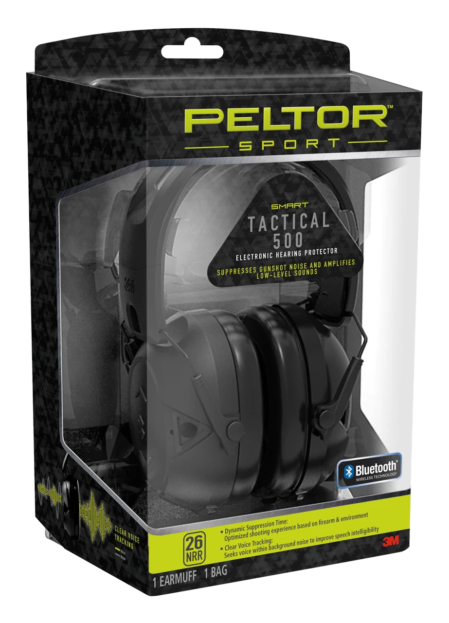 3M Peltor Sport Tactical 500 Hearing Protector - Thumbnail 2