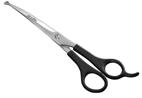 Offset Ball Tip Curved Professional Dog Pet Grooming Shears 6 1/2" Scissors