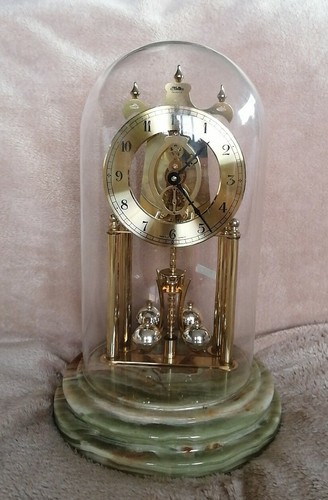 Orologio Heller 400 Giorni A Sfere Rotanti Sotto Campana Di Vetro in onice  | eBay
