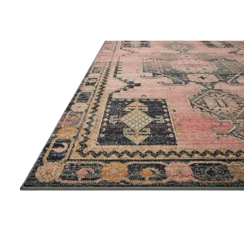 Loloi Ii Area Rugs 0.44"X90"X27" Jocelyn Rose/Rose Transitional Pile Runner Rug - Picture 2 of 12