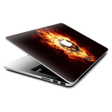 Skin Decals Wrap for MacBook Pro Retina 13" - Fire Skull in Flames