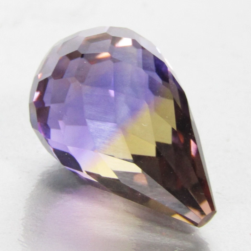 17.85Cts Fine Quality 100% Natural Ametrine Briolette Loose Gemstone - Image 2 of 4