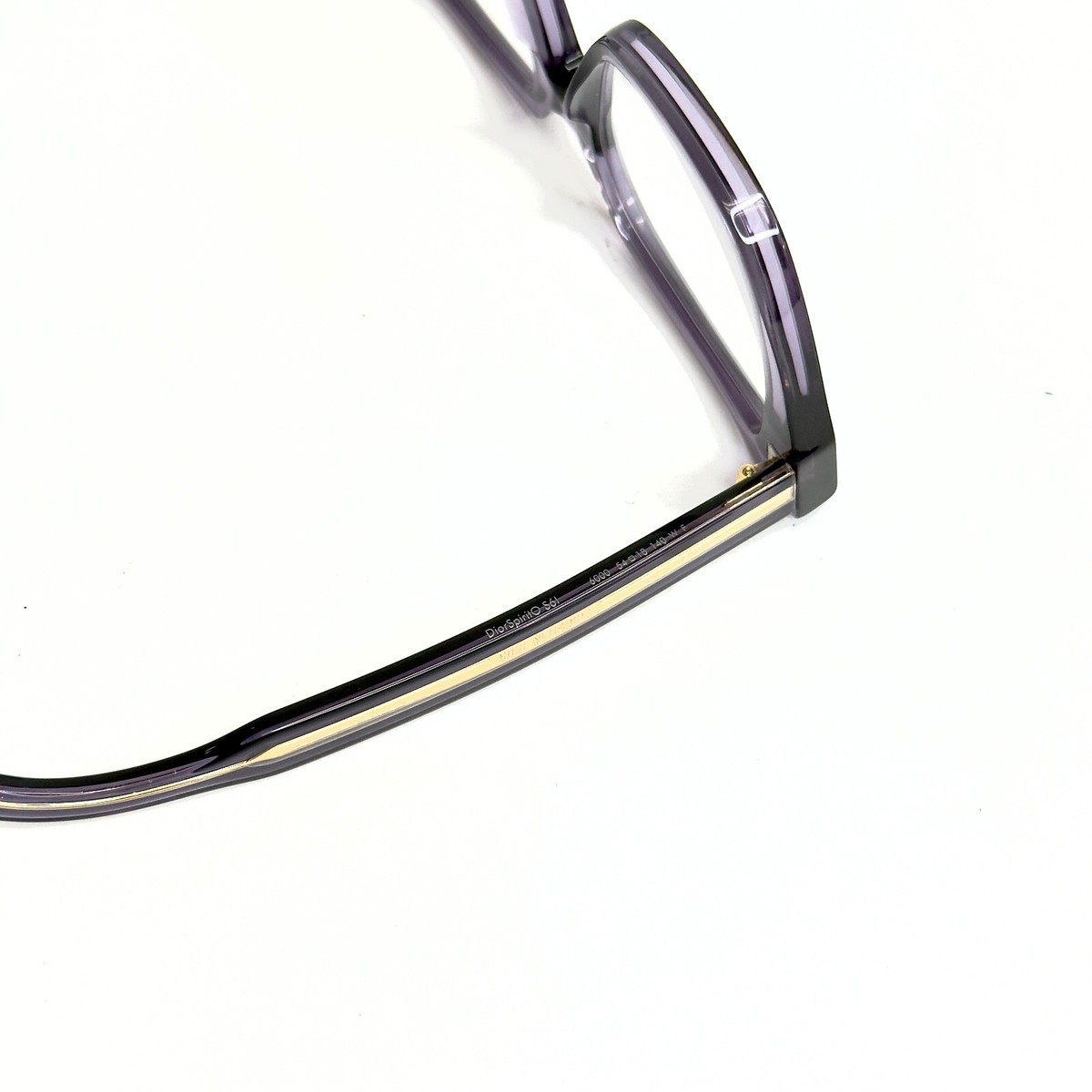 CHRISTIAN DIOR SPIRIT S6I Crystal Purple 54mm Eyeglass DIORSPIRITO