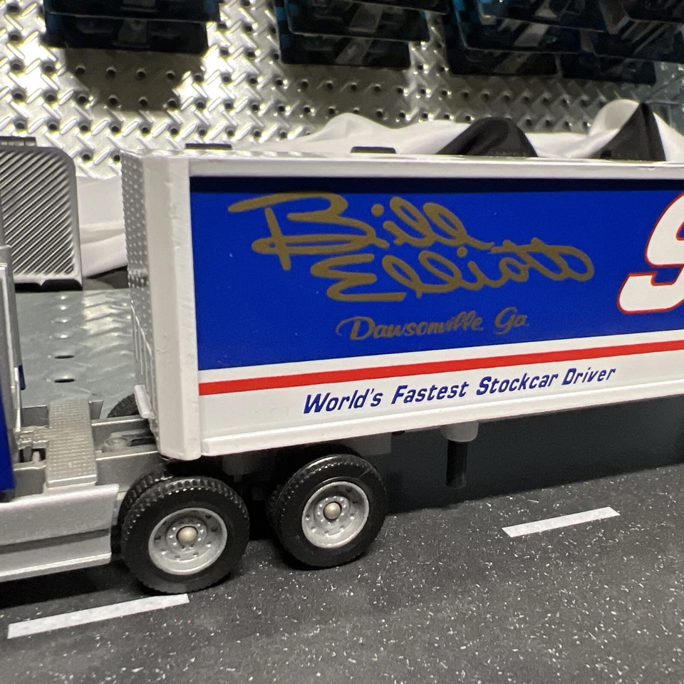 Winross Bill Elliott 1991 Fan Club Hauler 1/64 Nascar #9 1988 Champ Foto 4 de 4