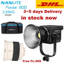 NANLITE Forza 500W 5600K Daylight-Balanced LED Video Light FL-20G Fresnel Lens