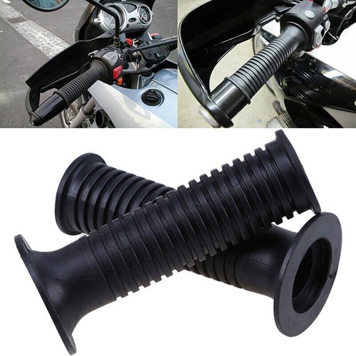 Trichtu Mount 7/8" Motorcycle Hand Grips For BMW R1100 R1150 R1200LT GS F650 – Black, Non-Slip Rubber