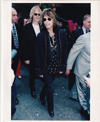 Original Press Photo Steven Tyler lead singer of Rock Group Aerosmith 16.6.1999