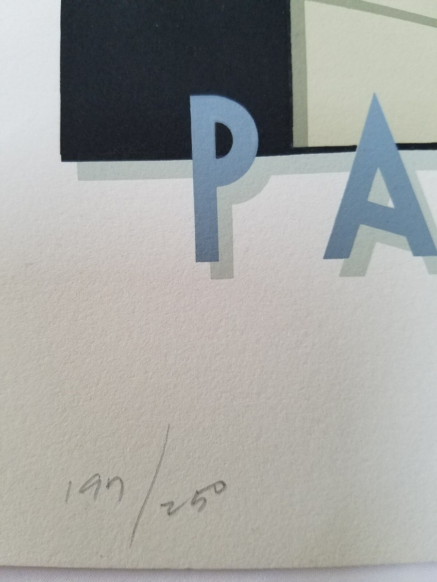 MICHELLE MIRAGE EDITIONS FINE ART PATRICK NAGEL HAND SIGNED