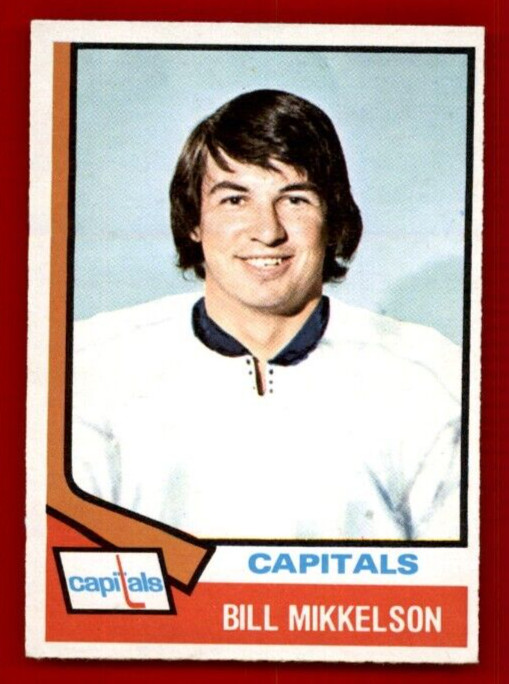 1974-75 O-Pee-Chee #23 Bill Mikkelson NMMT
