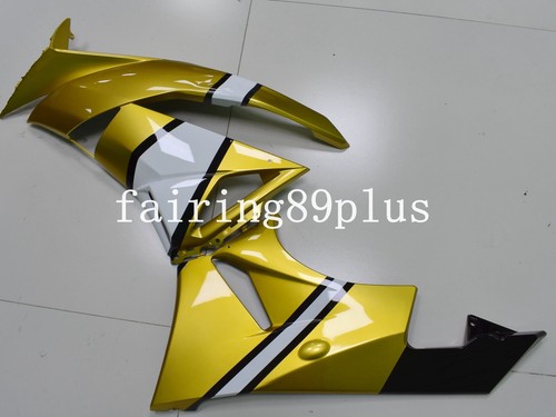 Gold White ABS Plastic Injection Bodywork Fairing Kit Fit for ZX6R 2009-2012 - Picture 4 of 7