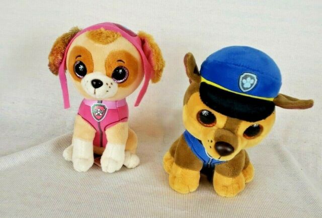 TY BEANIE BOOS NICKELODEON PAW PATROL SKYE & CHASE THE BEANIE BOO'S | eBay