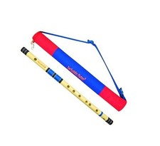 Sarfuddin Flutes C Natural Medium Right Hand PVC Fiber Flute Tuned 440HZ