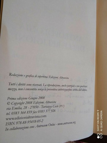 libro: Antropologia delle religioni. Introduzione alla storia Marco Menicocci - Picture 2 of 3