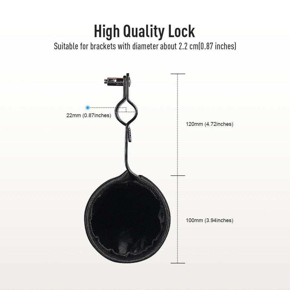 SONICAKE Drumstick Holder Drum Sticks Holder Nylon Drumstick Bag - Image 4 of 4