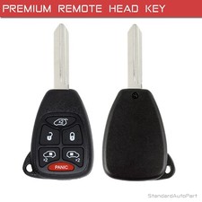 eMagTech Guscio Chiave Telecomando A 2 Pulsanti Per Auto CY24 Compatibile Con Jeep Compatibile Con Dodge Compatibile Con Chrysler