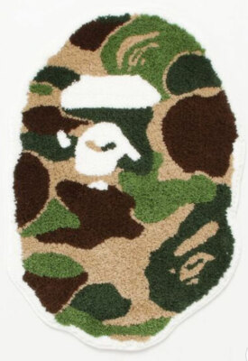 ラグ・カーペット A BATHING APE ABC CAMO RUG MAT A BATHING APE ABC CAMO APE HEAD RUG MAT 70.5×48.5cm | eBay