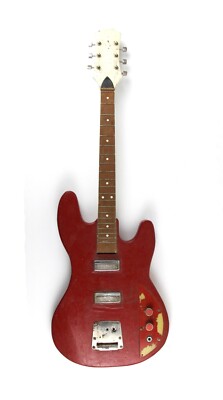 Vintage Soviet Handmade Electric Guitar 6 String 1980s USSR Kiev Retro