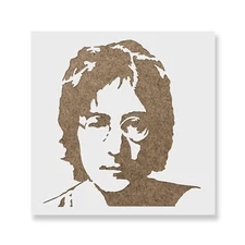 John Lennon Stencil - Durable & Reusable Mylar Stencils