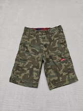 Levis Shorts Boys 12 Regular Camoflauge Multi Pocket Stretch Waist