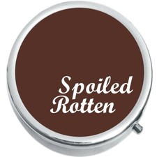 Spoiled Rotten Medicine Vitamin Compact Pill Box