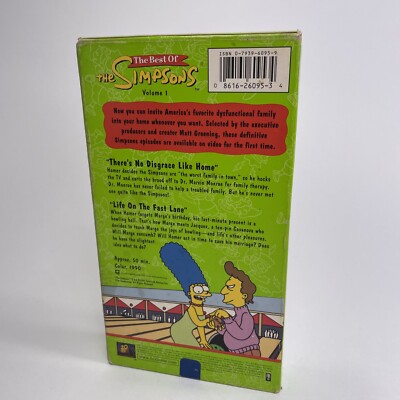 The Best Of The Simpsons Volume 1 (VHS, 1997) Comedy, Animated