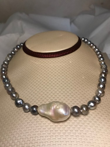 Edle echte Akoya-Perlenkette mit Südsee-Zuchtperle **16x26**mm !! - Bild 10 von 14
