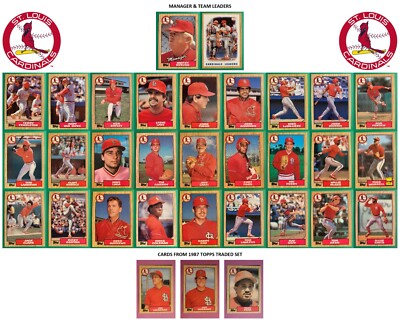 1979 Topps St. Louis Cardinals Team Set 26 Cards- Brock, Hernandez, Simmons