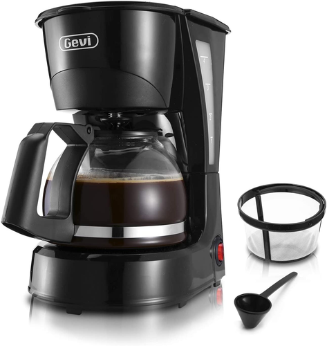 Gevi 4 Cups Small Coffee Maker, Compact 