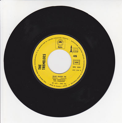 THE TREMELOES Vinyl 45 Tours 7'' SP BLUE SUEDE TIE - YODEL AY - EPIC 1019 RARE