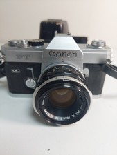 Canon FTb QL 35mm Film Camera With 50mm FD f/1.8 Lens  Tested