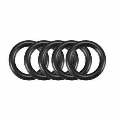 50pcs 12mmx2mm Nitrile Butadiene Rubber O Ring Oil Sealing Ring Gasket Black KD