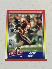 1990 Score Jerry Rice All Pro #590 San Francisco 49ers (Q)