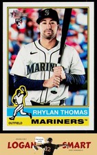 Rhylan Thomas 2025 Topps Heritage #543 RC Seattle Mariners