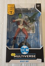 McFarlane DC Multiverse Gold Label Beast Boy Teen Titans 7 Figure NIB Sealed