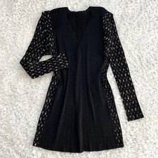 ISSEY MIYAKE Pleats Please Pleated Long Cardigan 4 F/S from Japan