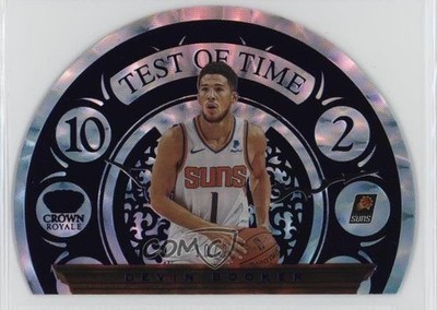 2020-21 Panini Crown Royale Test of Time Purple 10/25 Devin Booker #9 s5j