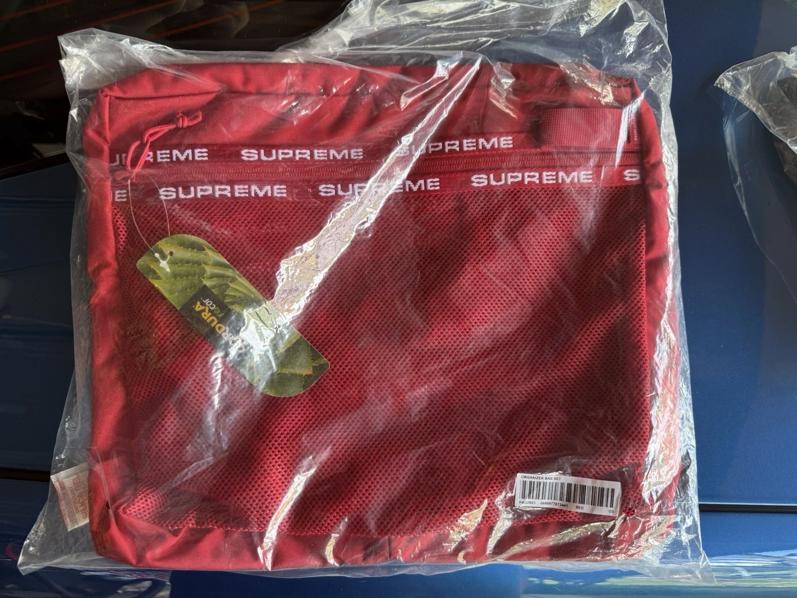 Supreme FW22 Codura Pochette organisatrice en nylon résistant à l'eau Lot de 3