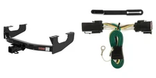 CURT Class 4 Trailer Hitch w/ Wire Harness Heavy Towing 2in Receiver 14355-55256