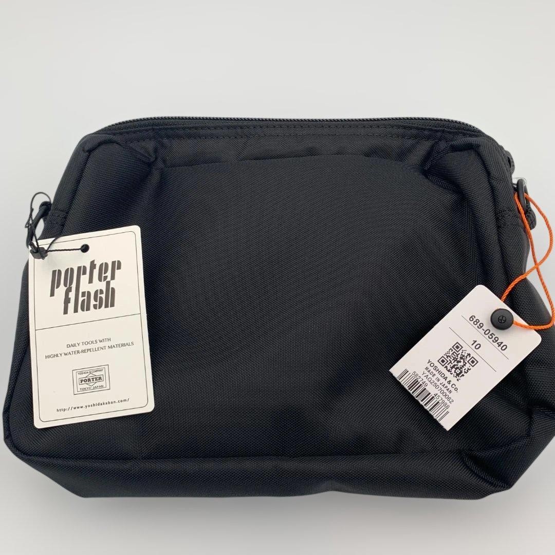 New Porter Flash Shoulder Bag 689-05940 Black - image 2