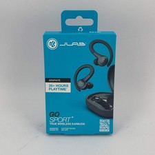 New JLab Go Sport True Wireless Earbuds EBGAIRSPRTRBLK124