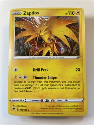Zapdos (Cosmos Holo) 048/185 - Miscellaneous Cards & Products Holo (NM)
