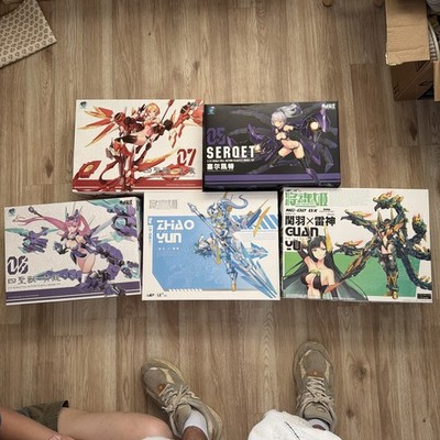 3 Eastern Model ATK Girl Serqet 1/12 scale.  MS General MG-01 MS General MG-02