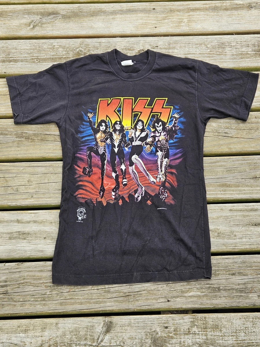 Kiss Tour T Shirt In Men's Vintage T-Shirts for sale | eBay