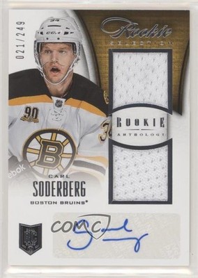 2013-14 Panini Rookie Anthology Selection 21/249 Carl Soderberg #107 Auto RC 0c6