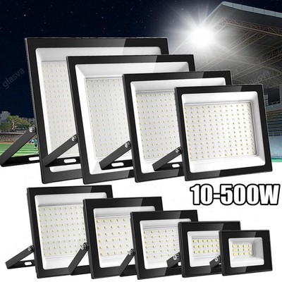 500W 300W 200W 100W 50W 30W 20W 10W LED Strahler Fluter Außen Scheinwerfer IP65